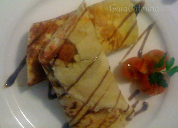 creps crema de queso y salmon