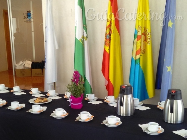 Todo listo para un cooffe break internacional